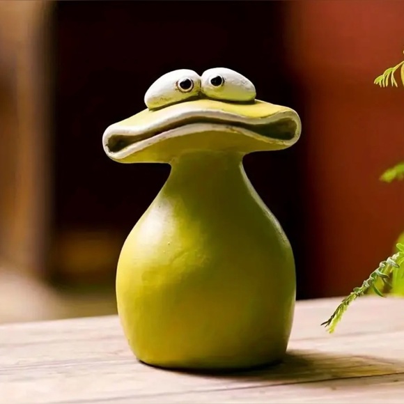 New House of frogs landscape garden statue outdoor decor set of 3 frogs - Picture 5 of 6